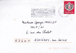 Monaco Lettre 2001 - Lettres & Documents