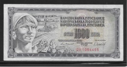 Yougoslavie - 1000 Dinara - Pick N°91b - TTB - Yugoslavia