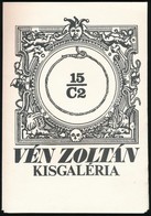 Vén Zoltán (1941-): 15 C2. 15 Db Rézkarcot Tartalmazó  Mappa, Papír, Jelzett és Dedikált 13x10 Cm - Otros & Sin Clasificación