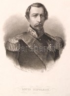 Louis Napoleon Acélmetszetű Portré / Engraving  11x16 Cm - Estampes & Gravures