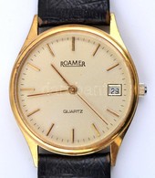 Roamer Quartz Karóra, Kicsit Sérült Bőr Szíjjal, Saját Dobozában, Elemcserére Szorul - Autres & Non Classés