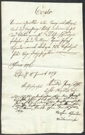 1819 Pest, Részletes Számla, Német Nyelven, Vízjeles Papíron - Ohne Zuordnung