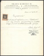 1905 Bp., Skaba Károly H. Lő- és Szúrófegyvergyárának Fejléces Levélpapírja - Ohne Zuordnung