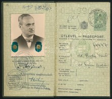 1938 Keményfedeles útlevél / Hungarian Passport - Ohne Zuordnung