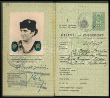 1938 Keményfedeles útlevél / Hungarian Passport - Ohne Zuordnung