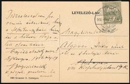 1916 Bogosich Mihály (1839-1919) Római Katolikus Főpap, Zenetörténész, MTA-tag Saját Kézzel írtképeslapja Az Esztergomi  - Unclassified