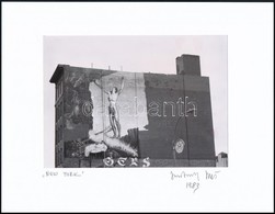 1983 Jankovszky György(1946-): New York, Feliratozva, Aláírt, Pecséttel Jelzett, Kartonra Kasírozva, 13×18 Cm - Sonstige & Ohne Zuordnung