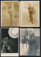 Cca 1920 és 1950 Között Készült Felvételek A Foto Homo Sapiens Fajról, Azaz A Fényképező Emberekről, 4 Db Vintage Fotó,  - Sonstige & Ohne Zuordnung