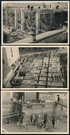1942 Budapesti építkezés, Szöllősy Kálmán (1887-1976) Budapesti Fényképész és Fotóművész Hagyatékából 3 Db Vintage Fotó, - Sonstige & Ohne Zuordnung