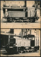 Ganz-mozdonyok, 3 Db Fotó, 12×17,5 Cm - Sonstige & Ohne Zuordnung