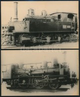 Ganz-mozdonyok, 3 Db Fotó, 11×17 Cm - Sonstige & Ohne Zuordnung