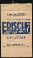 Frisch Divatház (Bp. Fehérvári út) Reklámzacskó, Jó állapotban - Publicidad