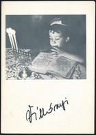 1985 Villányi András (1948-): Gyermekfotók C. Fotókiállításának Meghívója, Fiatal Művészek Klubja, 1985. Október 31.- No - Other & Unclassified