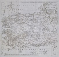 Cca 1750 Karte Von Klein Asien - Kis-Ázsia Térképe. Rézmetszet. 29x39 Cm / Engraved Map Of Little-Asia - Altri & Non Classificati