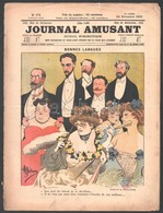 1901-1902 A Journal Amusant 2 Lapszáma, érdekes írásokkal, Karikatúrákkal - Sin Clasificación