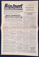 1954 A Népsport X. évf. 130. Száma: Magyarország-Uruguay (4:2) Mérközésről Tudósító Száma - Ohne Zuordnung