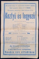 1916 Orsz. Magyar Színművészeti Akadémia Előadása Az Urániában Plakát 31x48 Cm - Autres & Non Classés