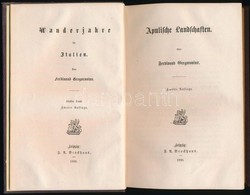 Ferdinand Gregorovics: Apulische Landschaften. Wanderjahre In Italien. V. Leipzig,1880, Brockhaus, VII+2+295 P. Német Ny - Non Classés