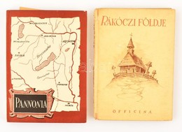 2 Officina Kiadvány: Kovreg Ilona: Pannónia. Bp. (1939.) Officina. 29 P. 32 Kép, 2 Sztl. Lev. Illusztrált Kiadói Kartoná - Ohne Zuordnung