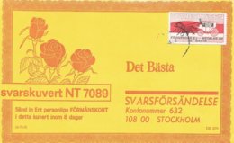 Sweden 1970 Postal Wagon Postage Paid Cover - Ortsausgaben