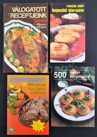 4db Szakácskönyv: Válogatott Receptjeink, 500 Recept Burgonyával, Burgonyából Télen-nyáron, Süteményeskönyv 500 Recept. - Unclassified