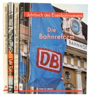 Jahrbuch Des Eisenbahnwesens 4 Száma. 1982. 1991, 1993, 1994/1995. Darmstadt, 1982-1995, Hestra-Verlag. Német Nyelven. K - Ohne Zuordnung