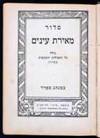 Siddur Meirat Einayim. Tel-Aviv, 1956, Sinai Publishing. Zsidó Imakönyv, Kissé Kopott Félvászon Kötésben, Egyébként Jó á - Non Classés