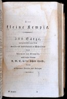 Thomas Von Kempis: Buch Von Der Nachfolgung Christi. Grätz, 1820, Bibliothek Für Katholische Seelensorger Und Religionsf - Ohne Zuordnung