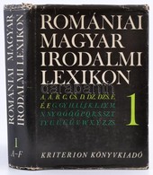 Romániai Magyar Irodalmi Lexikon I. A-F. Szerk.: Balogh Edgár. Bukarest, 1981, Kriterion. Kiadói Egészvászon-kötés, Kiad - Ohne Zuordnung