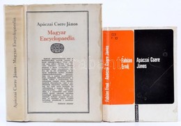 2 Db Könyv - Apáczai Csere János: Magyar Encyclopaedia. Bukarest, 1977, Kriterion. Egészvászon Kötés, Papír Védőborítóva - Ohne Zuordnung