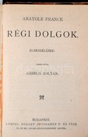 Kolligátum Hét Különféle Munkából, Magyar Könyvtár Sorozatból: 
Moeller M. Ottó: Az Aranycsináló. Fordította Szerdahelyi - Sin Clasificación