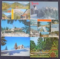 ** * Kb. 900 Db MODERN Magyar és Külföldi Városképes Lap / Cca. 900 Modern Hungarian And European Town-view Postcards - Unclassified