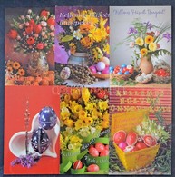 ** * Kb. 650 Db MODERN üdvözlő Motívumlap Virágokkal / Cca. 650 Modern Greeting Motive Postcards With Flowers - Ohne Zuordnung