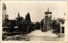 ** T2/T3 Budapest XIV. Városliget, Hungária Park (Angol Park), Vízisikló, Csúszda (felületi Sérülés / Surface Damage) - Ohne Zuordnung