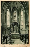 * T2/T3 1938 Veszprém, Angolkisasszonyok 'Sancta Maria' Intézete, Templom Belső, Oltár (EK) - Ohne Zuordnung