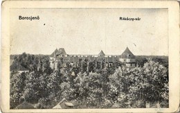 T3 1913 Borosjenő, Ineu; Rákóczi Vár. Kiadja Ungár J. / Castle (szakadás / Tear) - Non Classificati