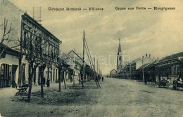 * T2/T3 Detta, Deta; Fő Utca. Ballon József Kiadása / Hauptgasse / Main Street (fl) - Ohne Zuordnung