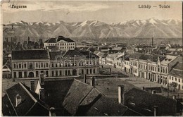 T2/T3 1918 Fogaras, Fagaras; Látkép. Kiadja Fleissig Jakab / General View (EK) - Ohne Zuordnung