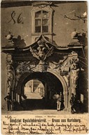 * T3 1902 Gyulafehérvár, Karlsburg, Alba Iulia; Újkapu, K.u.K. Katonák. Kiadja Petri F. Vilmos / Neutor / New Castle Gat - Ohne Zuordnung