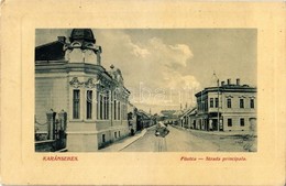 T2/T3 1911 Karánsebes, Caransebes; Fő Utca, üzlet. W. L. Bp. 2769. / Strada Principala / Main Street, Shops (EK) - Ohne Zuordnung