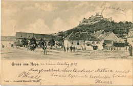 T2 1902 Kőhalom, Reps, Rupea; Fő Tér, Vár. Kiadja Johanna Gunesch / Cetatea Rupea / Main Square, Castle - Ohne Zuordnung