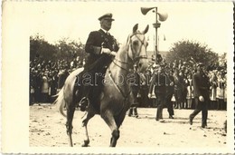 T2 1940 Szatmárnémeti, Szatmár, Satu Mare; Bevonulás, Horthy Miklós Fehér Lovon. 'L'Art' Fotószalon Felvétele / Entry Of - Ohne Zuordnung