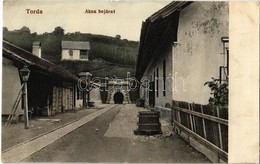 T3 1913 Torda, Turda; Akna Bejárata, Ferenc József Altárna, Iparvasút Sínek, Létra. Kiadja Fodor Domokos / Mine Entrance - Ohne Zuordnung