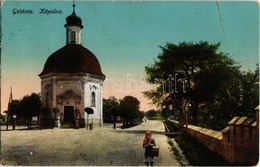 T3 1914 Galánta, Kápolna, Utca / Chapel, Street (szakadás / Tear) - Ohne Zuordnung