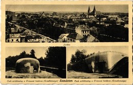 T2 1941 Komárom, Komárno; Látkép, Cseh Erődítmény A Trianoni Határon (Erzsébet-sziget), Betonbunker / General View, Czec - Ohne Zuordnung