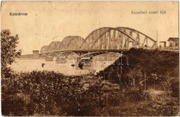 T2/T3 1925 Komárom, Komárno; Erzsébet Dunai Híd / Danube Bridge (EK) - Ohne Zuordnung