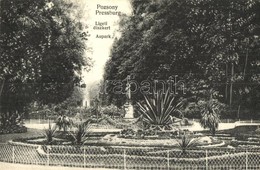 T2 Pozsony, Pressburg, Bratislava; Aupark / Ligeti Díszkert. Neffe J. Kiadása / Park, Ornamental Gardens - Ohne Zuordnung