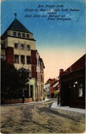 T2/T3 1925 Pöstyén, Pistyan, Piestany;  Hársfa és Metropol Szálloda, Deák Ferenc Utca, üzlet / Hotel Linde Und Metropol  - Ohne Zuordnung