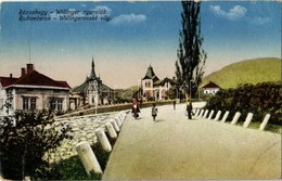 T2/T3 1918 Rózsahegy, Ruzomberok; Willinger Nyaralók, Villák. Kiadja Valuch János 4. / Willingerovské Vily / Villas (kis - Ohne Zuordnung