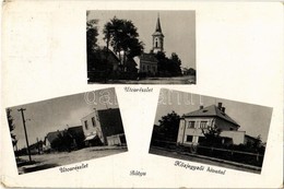 T2/T3 1940 Bátyú, Batyovo, Batovo, Batiovo; Utca, Református Templom, Közjegyzői Hivatal / Street, Calvinist Church, Not - Ohne Zuordnung